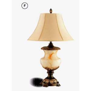 All new item Double light antique finish table lamp with center light 