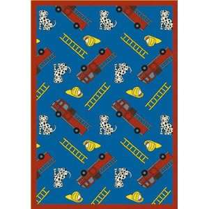  Hook And Ladder Firefighter Play Rug by Joy Carpets