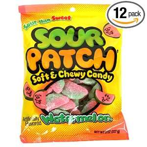 Sour Patch Watermelon Candy, 8 Ounce: Grocery & Gourmet Food