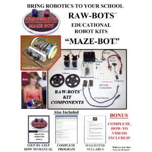   Kit, RAW BOTS (tm) Educational   Maze Bot  NOT A TOY Toys & Games