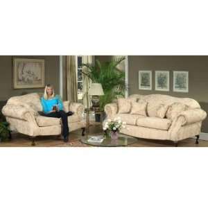 Triad Upholstery 2000 SL MS Madison Straw Sofa and Loveseat Set 2000 