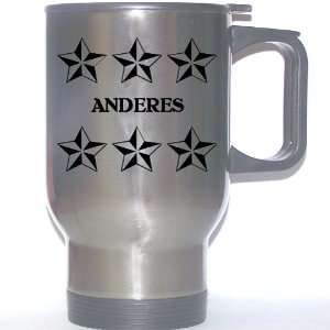  Personal Name Gift   ANDERES Stainless Steel Mug (black 