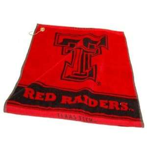  Texas Tech Red Raiders Woven Golf Towel: Sports & Outdoors
