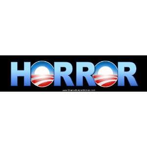  Anti Obama Bumper Sticker   Horror Obama   Bumper Sticker 