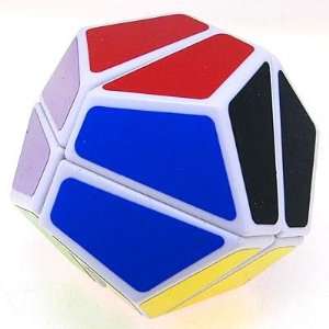  Dodecahedron 2x2x2 12 Sided Rubiks Cube White: Toys 