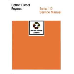  1938 2008 DETROIT DIESEL 110 Series Engine Shop Manual 