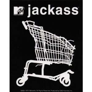  Jackass   Shopping Cart   Decal   Sticker: Automotive