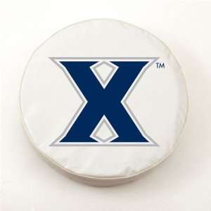  Xavier Musketeers Logo Tire Cover (White) A H2 Z: Sports 