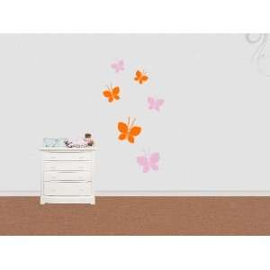   Wall Sticker Decal Butterfly   Set of 3  42 lilac