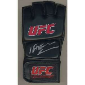  ANDERSON SILVA Autographed UFC Fight GLOVE: Sports 