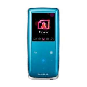  Blue 8GB S3 Multimedia Player with Touchpad: MP3 Players 