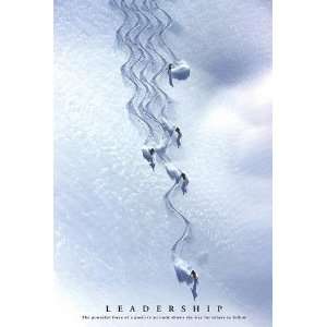  LEADERSHIP POSTER MOTIVATIONAL SKIERS 24 X 36 #PP30310 