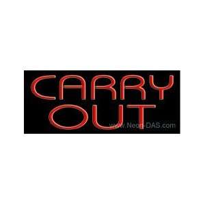  Carry Out Outdoor Neon Sign 13 x 32