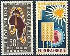 1966 Congo Statue Map Stamp 146  