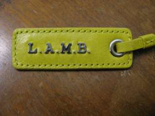 NEW L.A.M.B. Tamba Annaba Glazed Leather Crossbody Bag  