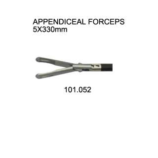 Appendiceal Forceps 5X330mm Laparoscopic Grasing Forceps Grasper 