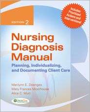 Nursing Diagnosis Manual, (080361859X), Marilynn Doenges, Textbooks 