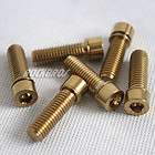 Titanium Ti Allen Head bolt M8 x 25mm 6pcs for BMX Stem