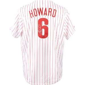 Ryan Howard Autographed Jersey  Details: Philadelphia Phillies, White 