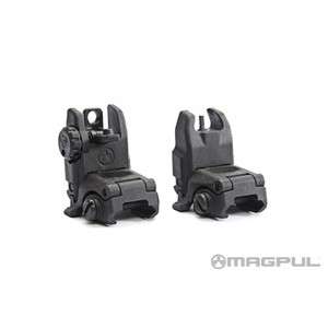 Magpul MBUS Front and Rear Back Up Sight Combo   Black (MAG247&MAG248 