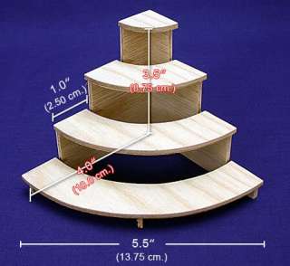 WOODEN STAND FOR SHOWCASE/DISPLAY MINIATURE (W17)  