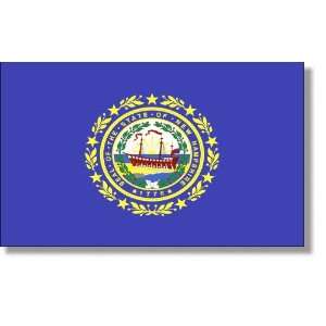  5x8 New Hampshire Nylon State Flag Patio, Lawn & Garden