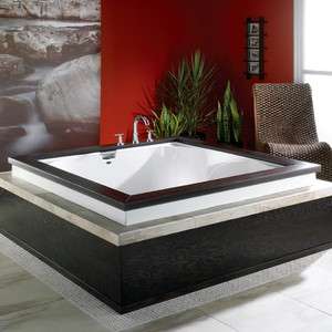 NEPTUNE MACAO 60x60 ACRYLIC SQUARE BATH TUB SOAKER FOR TWO OPTIONAL 