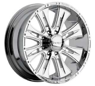 22 inch Incubus Brawn chrome wheels rims 8x6.5 8x165.1  