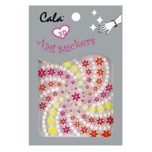 Cala 3D Nail Art Stickers x2 Packs Flowers #86259+ Aviva Eco Nail File 
