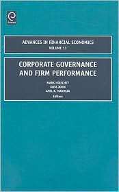 Corporate Governance and Firm Performance, (1848555369), Kose John 