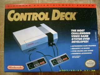 NEW Nintendo NES SYSTEM W/5 GAMES ALL factory sealed 0045496610104 