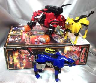 Power Rangers DX Jungle Fury Pride Megazord BOX Geki Tohja SENTAI 