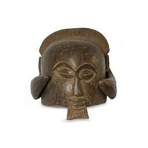 NOVICA Yoruba wood mask, Good Luck Home & Kitchen