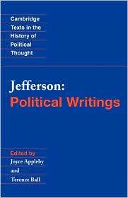 Jefferson Political Writings, (0521648416), Thomas Jefferson 
