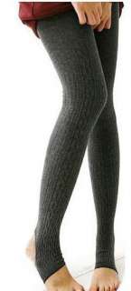 Fashion New Thicker Knitted Braid TIGHT LEGGING Stocking 6 colors 