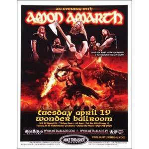  Amon Amarth   Posters   Limited Concert Promo