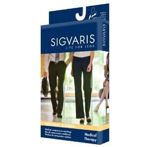Sigvaris 500 Natural Rubber 30 40 mmHg Open Toe Unisex Thigh High with 