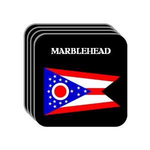 US State Flag   MARBLEHEAD, Ohio (OH) Set of 4 Mini Mousepad Coasters