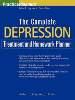 the complete depression arthur e jongsma paperback $ 40 63