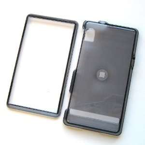 Motorola Droid A855 Verizon Snap On Protector Hard Case Transparent 