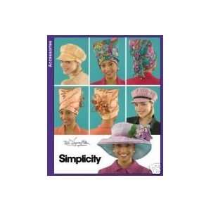  SIMPLICITY PATTERN 4651   MISSES HATS IN THREE SIZES 21 