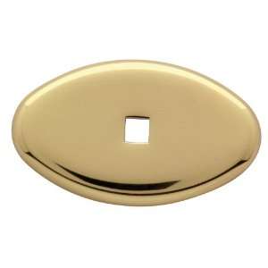   General Hardware 2 Decorative Oval Cabinet Hardware Backplate 4905