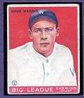 1933 Goudey #9 Dave Harris G 12709