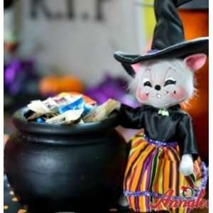  Annalee Mobilitee Doll Halloween Candy Cauldron Mouse 10 