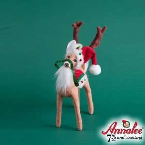  Annalee 8 Ribbon Reindeer Figurine