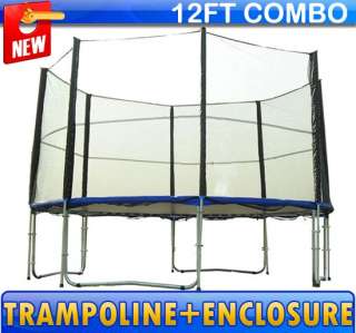 NEW 10 Trampoline With Safety Frame Pad and Enclosure Trampoline 