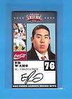 ED WANG VIRGINIA TECH HOKIES AUTO SENIOR BOWL BILLS RC