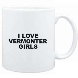  Mug White  I LOVE Vermonter GIRLS  Usa States Sports 