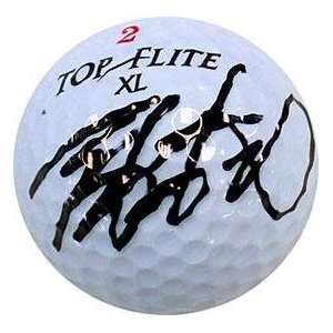 Isao Aoki Autographed Golf Ball   Autographed Golf Balls 