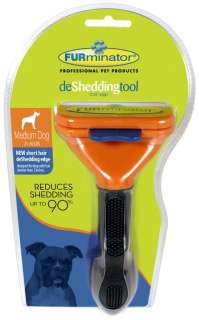 FURminator Short Hair deShedding Tool for Medium Dogs  